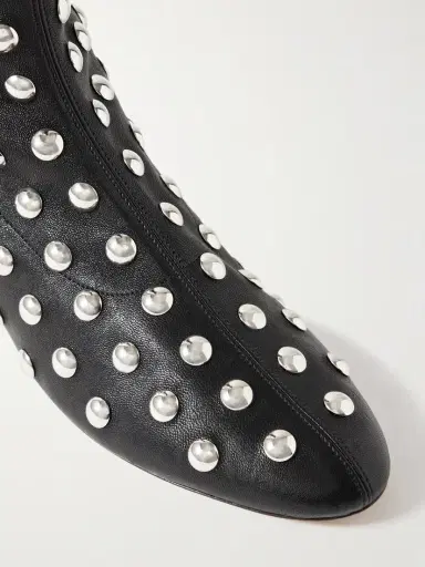 Khaite Studded Leather Ankle Boots | Thumbnail 4