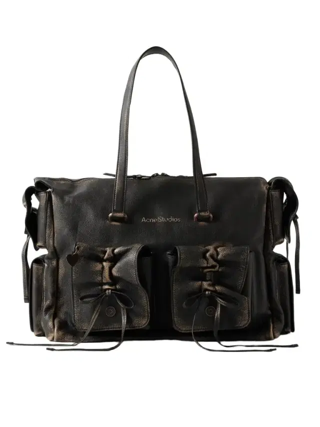 Acne Studios Distressed Leather Shoulder Bag