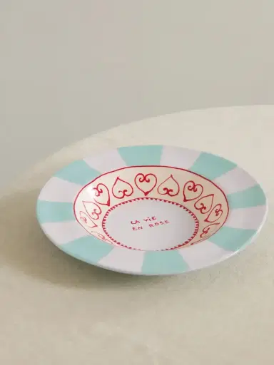 LAETITIA ROUGET La Vie En Rose 26cm Ceramic Dinner Plate | Thumbnail 1 LAETITIA ROUGET La Vie En Rose 26cm Ceramic Dinner Plate | Thumbnail 1