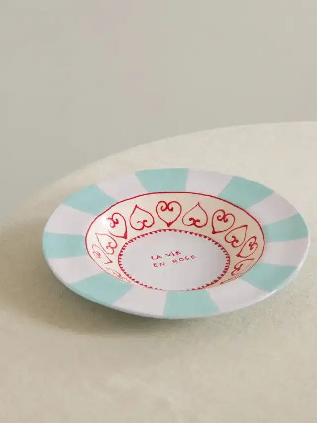 La Vie En Rose 26cm Ceramic Dinner Plate