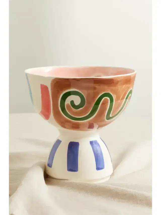 Saladier Painted Terracotta Fruit Bowl Saladier Painted Terracotta Fruit Bowl