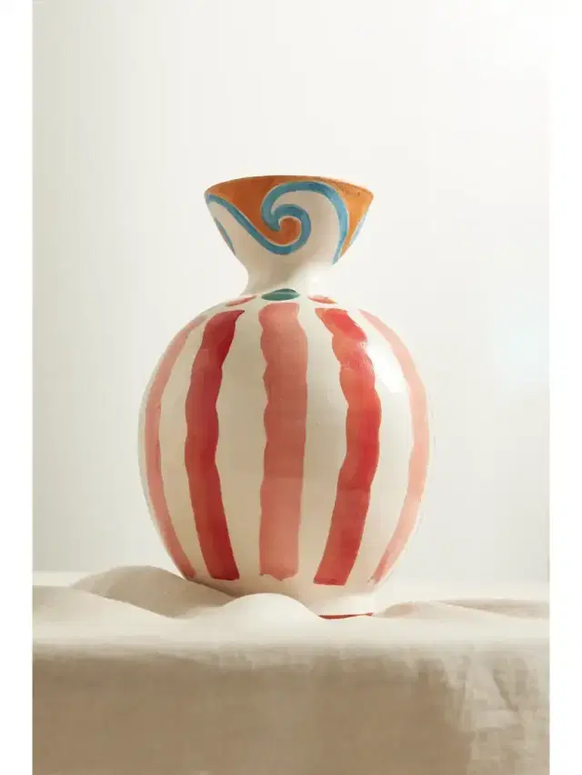 Rio Painted Terracotta Vase Rio Painted Terracotta Vase