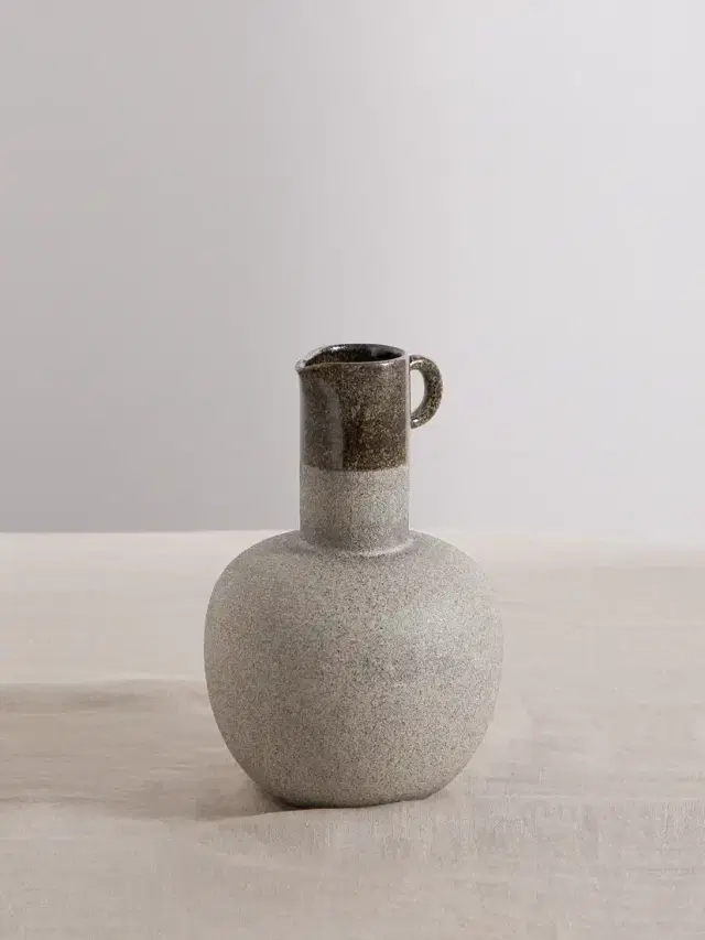 + Net Sustain Ry Speckled Glazed Iron Clay Water Jug