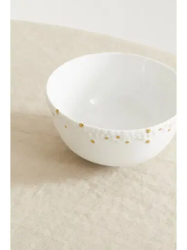 L'Objet + Haas Brothers Mojave 14cm Gold-plated Porcelain Bowl | Thumbnail 3 L'Objet + Haas Brothers Mojave 14cm Gold-plated Porcelain Bowl | Thumbnail 3