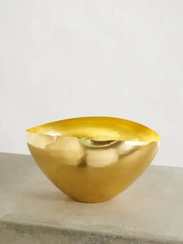 Bash Small Hammered-brass Bowl