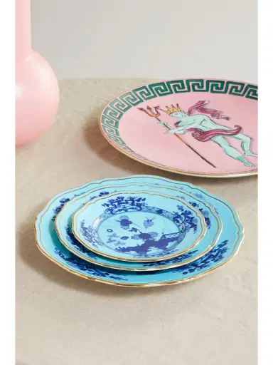 GINORI 1735 Oriente Italiano 17cm Gold-plated Porcelain Bread And Butter Plate | Thumbnail 2