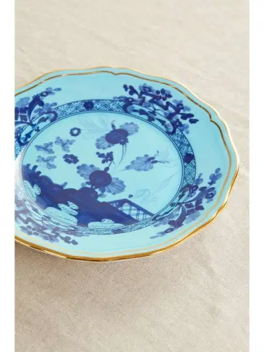 GINORI 1735 Oriente Italiano 17cm Gold-plated Porcelain Bread And Butter Plate | Thumbnail 4