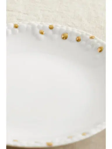 L'Objet + Haas Brothers Mojave 17cm Gold-plated Porcelain Plate | Thumbnail 4 L'Objet + Haas Brothers Mojave 17cm Gold-plated Porcelain Plate | Thumbnail 4