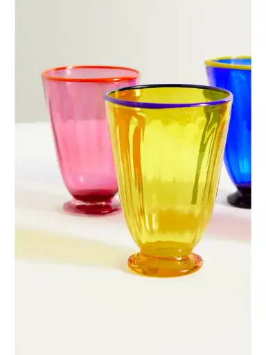 La DoubleJ Rainbow Set Of Four Murano Glasses | Thumbnail 4