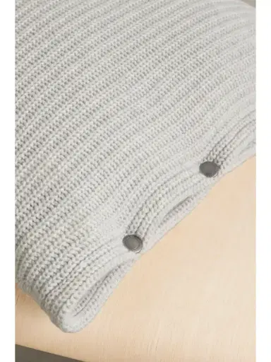 Brunello Cucinelli Ribbed Cashmere Down Cushion | Thumbnail 3