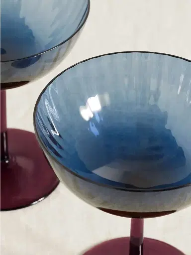 La DoubleJ Set Of Two Murano Glass Champagne Coupes | Thumbnail 4