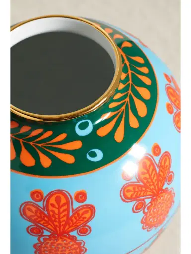 La DoubleJ Bubble Gold-plated Painted Porcelain Vase | Thumbnail 4 La DoubleJ Bubble Gold-plated Painted Porcelain Vase | Thumbnail 4