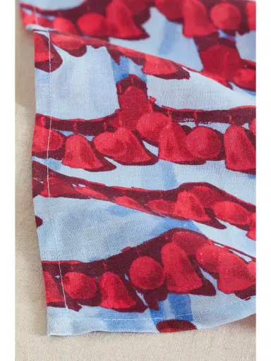 La DoubleJ Set Of Six Printed Linen Napkins | Thumbnail 3 La DoubleJ Set Of Six Printed Linen Napkins | Thumbnail 3