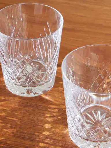 Soho Home Barwell Set of Four Crystal Rocks Glasses - Men | Thumbnail 3 Soho Home Barwell Set of Four Crystal Rocks Glasses - Men | Thumbnail 3