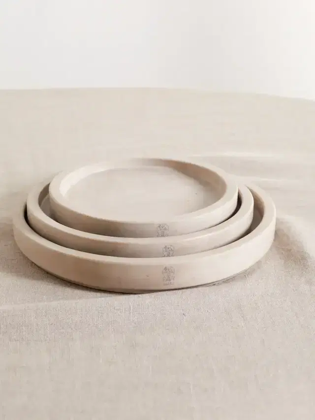 Brunello Cucinelli Set Of Three Stone Plates