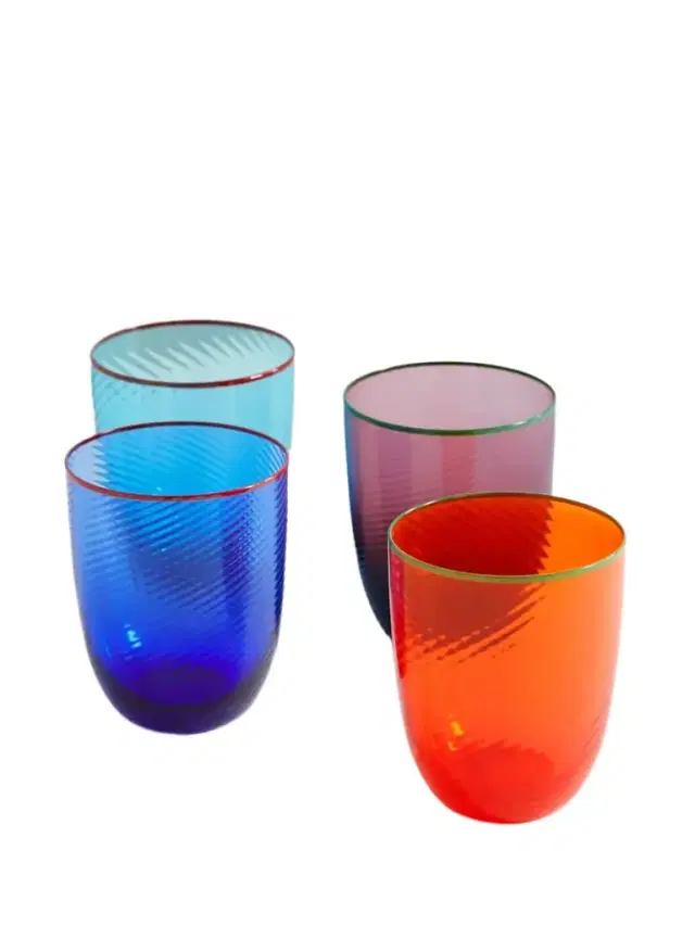 Idra Set Of Four Murano Glasses