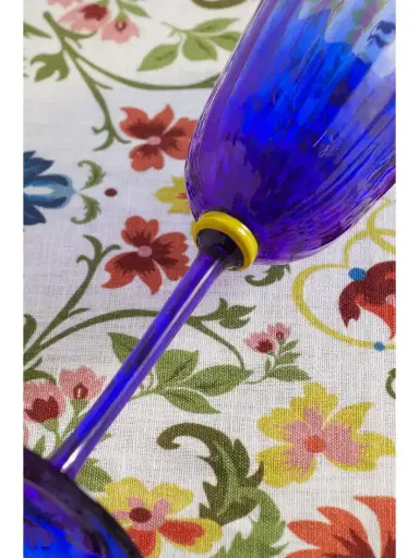 La DoubleJ Rainbow Set Of Two Murano Wine Glasses | Thumbnail 3