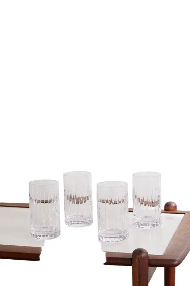 Roebling Set of Four Highball Glasses - Men