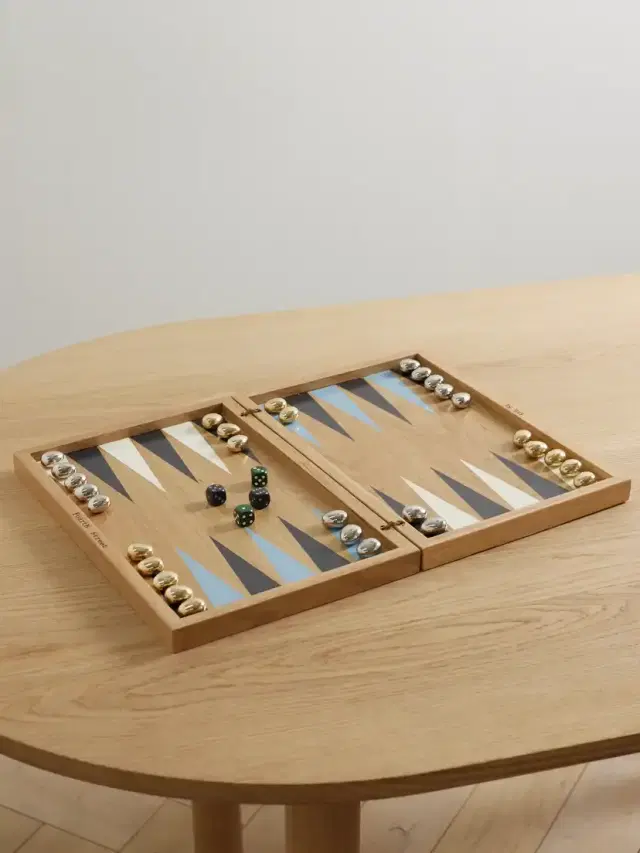 Wood Backgammon Set