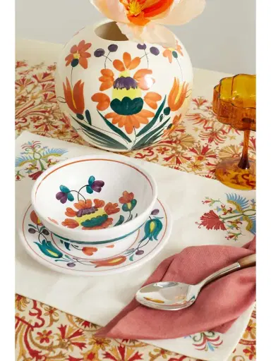 Cabana Lia 16cm Painted Ceramic Bowl | Thumbnail 2 Cabana Lia 16cm Painted Ceramic Bowl | Thumbnail 2