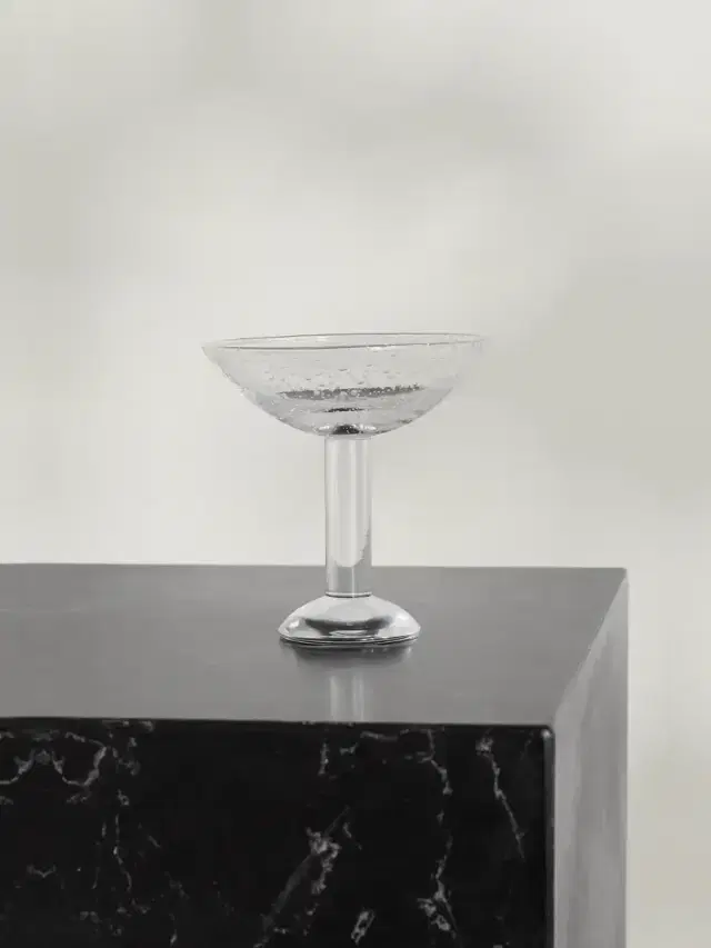 Bubble Glass Champagne Coupe