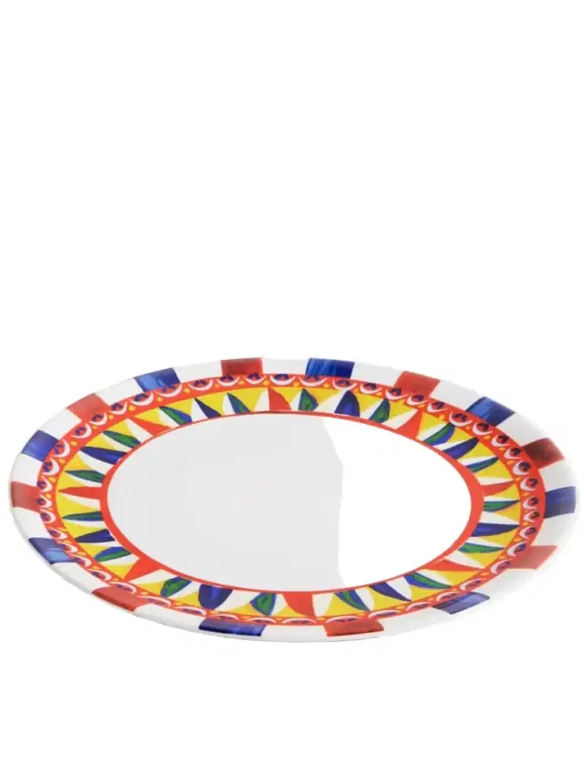 Dolce & Gabbana Painted Porcelain Charger Plate