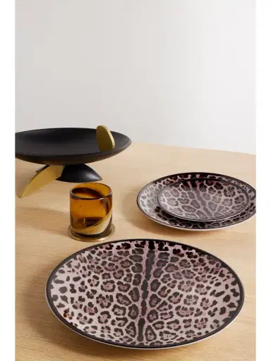 Dolce & Gabbana Leopard-print Porcelain Charger Plate | Thumbnail 2 Dolce & Gabbana Leopard-print Porcelain Charger Plate | Thumbnail 2