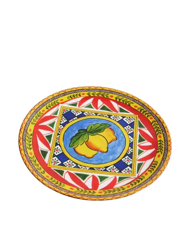 31cm Painted Porcelain Charger Plate