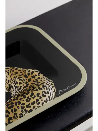 Dolce & Gabbana Small Printed Wood Tray | Thumbnail 3 Dolce & Gabbana Small Printed Wood Tray | Thumbnail 3