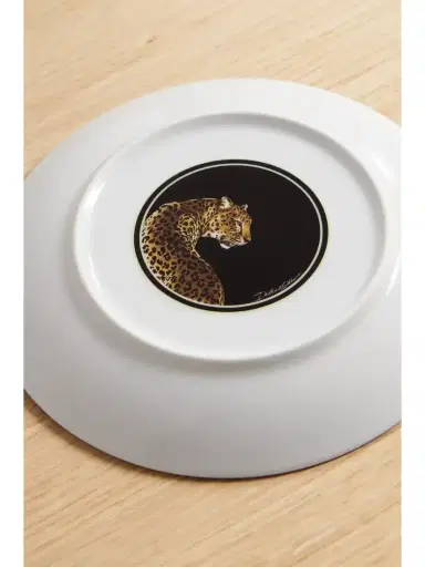 Dolce & Gabbana Set Of Two Leopard-print Porcelain Dinner Plates | Thumbnail 3 Dolce & Gabbana Set Of Two Leopard-print Porcelain Dinner Plates | Thumbnail 3