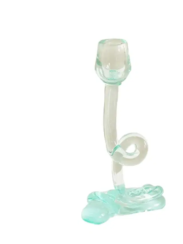 Thaw Recycled-glass Candlestick