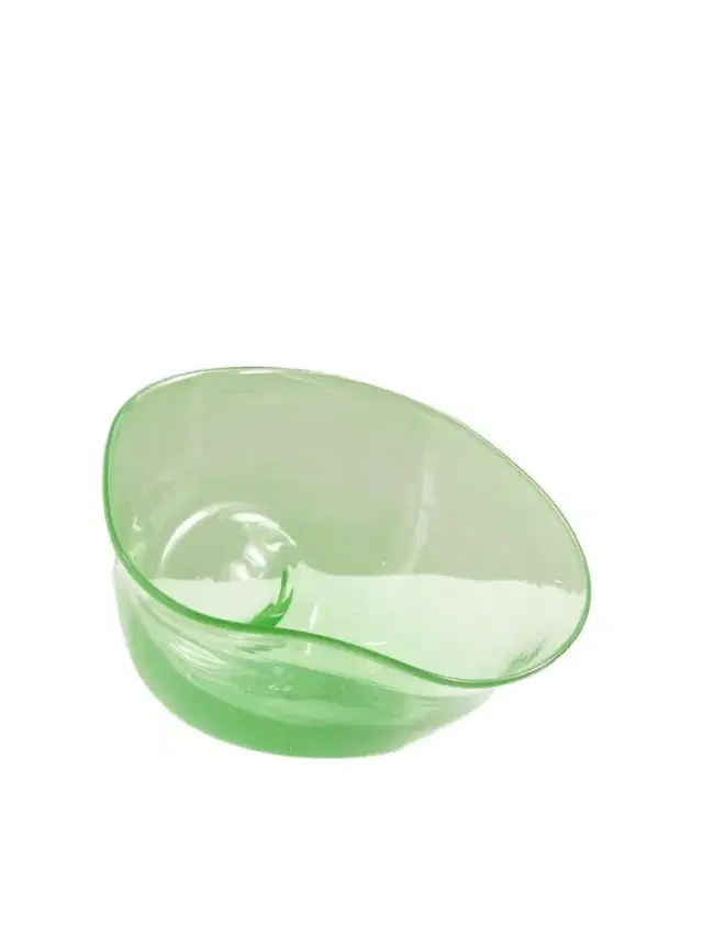 Thaw Asymmetric Recycled-glass Bowl