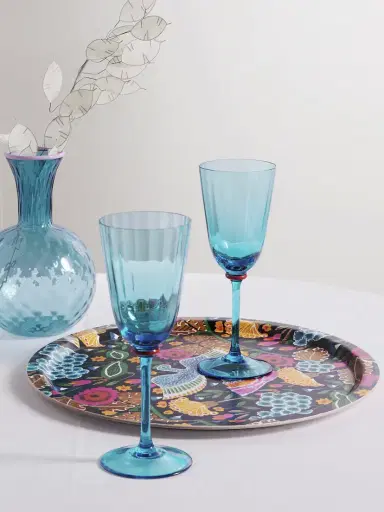La DoubleJ Set Of Two Murano Glass Wine Glasses | Thumbnail 2