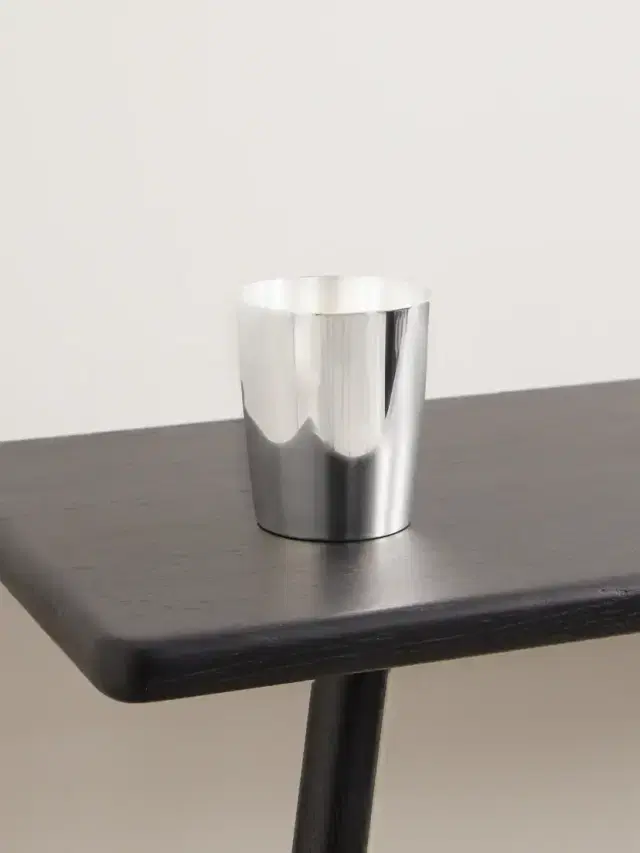 Christofle Uni Silver-plated Pencil Pot