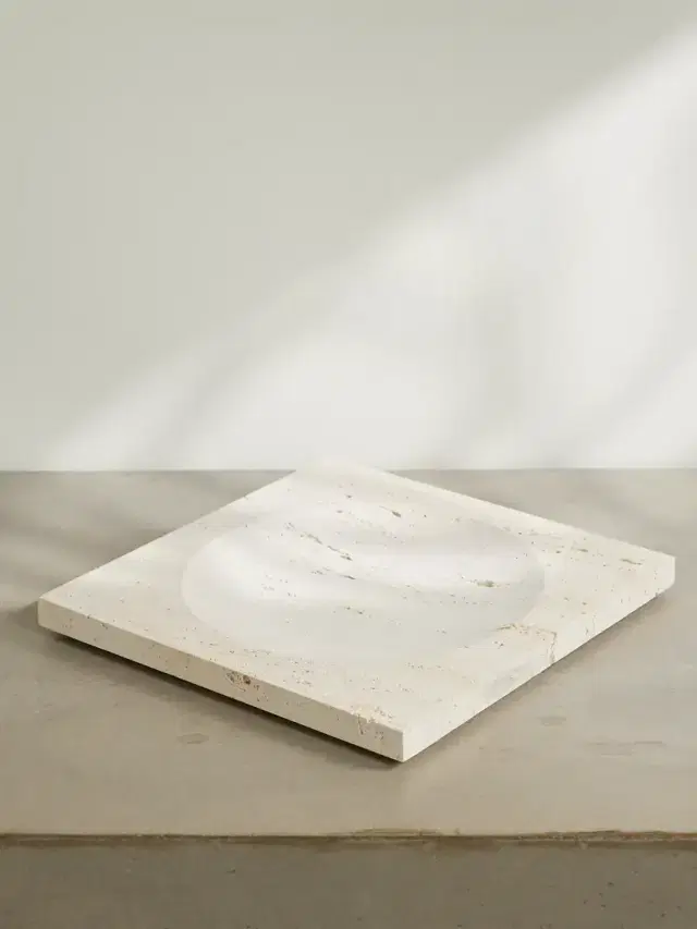 Travertine Medium Tray