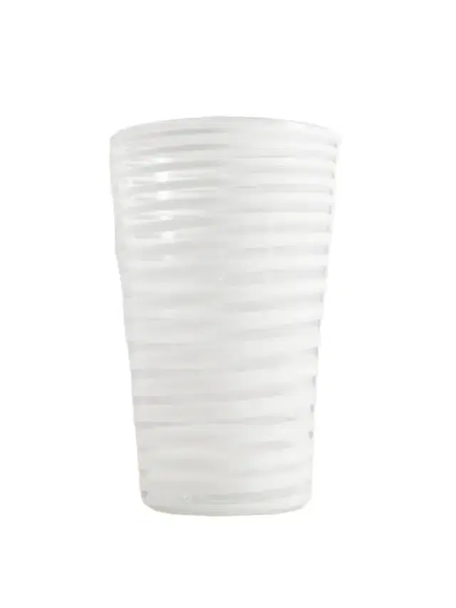A Nastro Striped Glass Vase