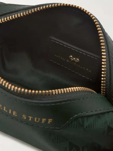 Anya Hindmarch Girlie Stuff Textured Leather-trimmed Econyl®-jacquard Cosmetics Case | Thumbnail 4