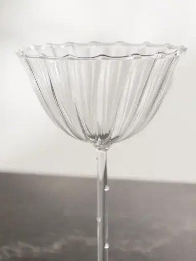 Sophie Lou Jacobsen Cosmo Set Of Four Fluted Glass Champagne Coupes | Thumbnail 3