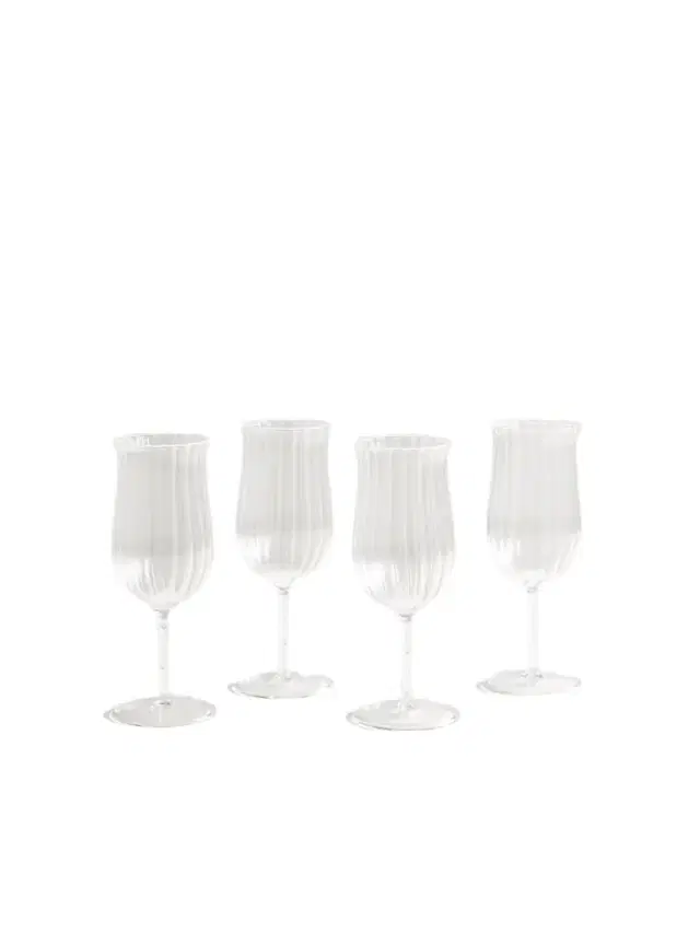 Sophie Lou Jacobsen Tulip Set Of Four Wine Glasses