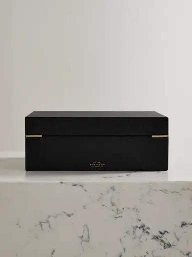 Smythson Panama Textured-leather Jewelry Box | Thumbnail 5