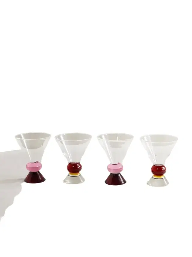Sophie Lou Jacobsen + Ghia Totem Set Of Four Glass Cups