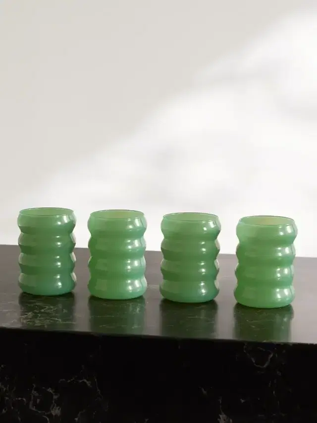 Sophie Lou Jacobsen Ripple Set Of Four Glasses