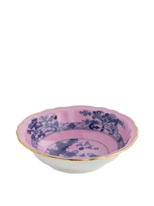 Antico Doccia 15cm Gold-plated Porcelain Fruit Bowl