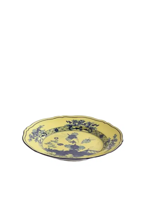Antico Doccia 21cm Gold-plated Printed Porcelain Dessert Plate