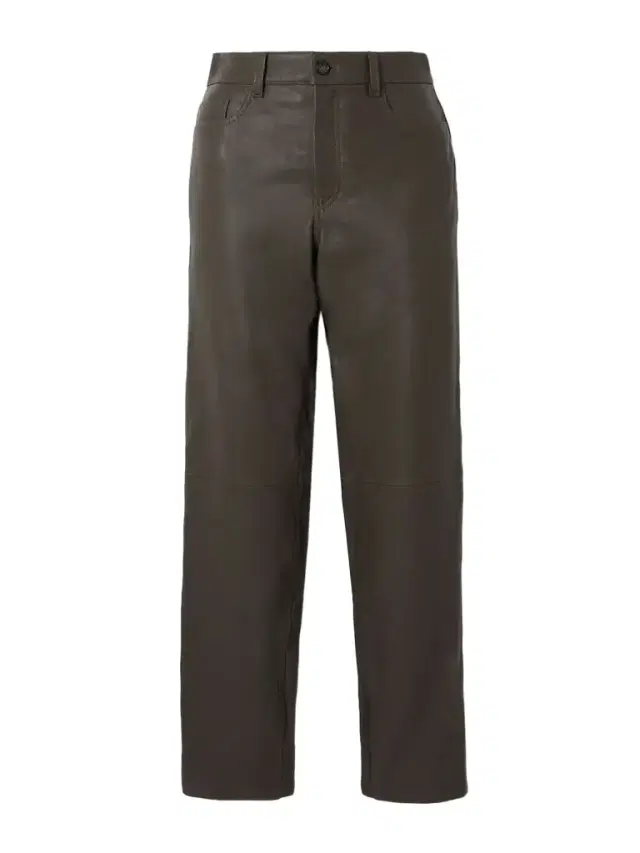 Straight-leg Leather Pants