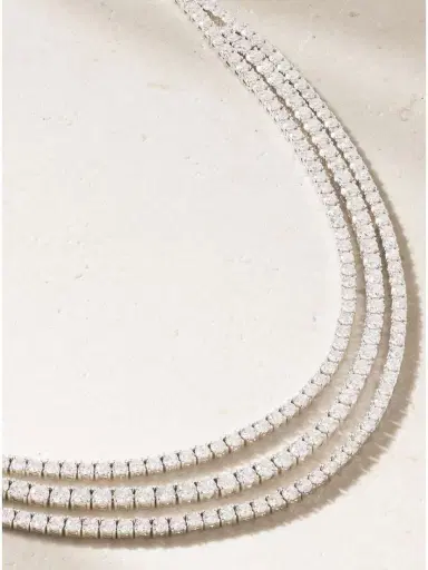 Anita Ko Hepburn 18-karat White Gold Diamond Choker | Thumbnail 4 Anita Ko Hepburn 18-karat White Gold Diamond Choker | Thumbnail 4