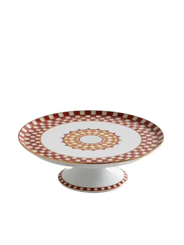 Gold-plated Porcelain Cake Stand