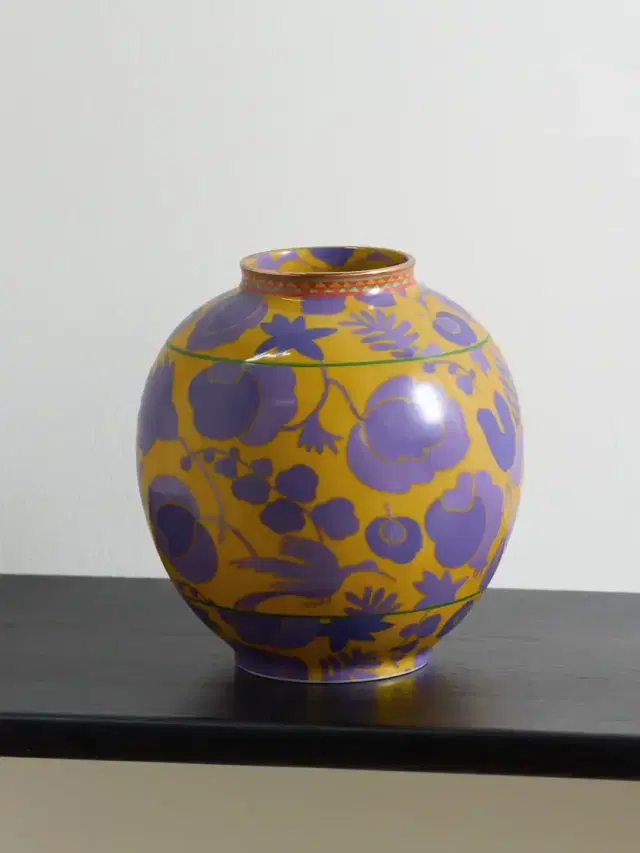 Bubble Gold-plated Porcelain Vase