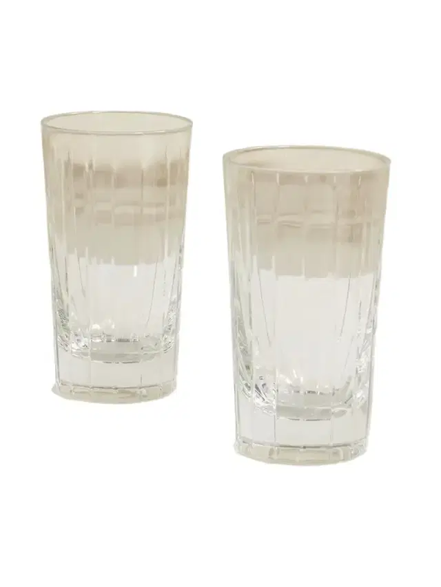 Iriana Set Of Two Crystal Highball Glasses