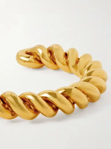 Uncommon Matters Twist Gold Vermeil Cuff | Thumbnail 4
